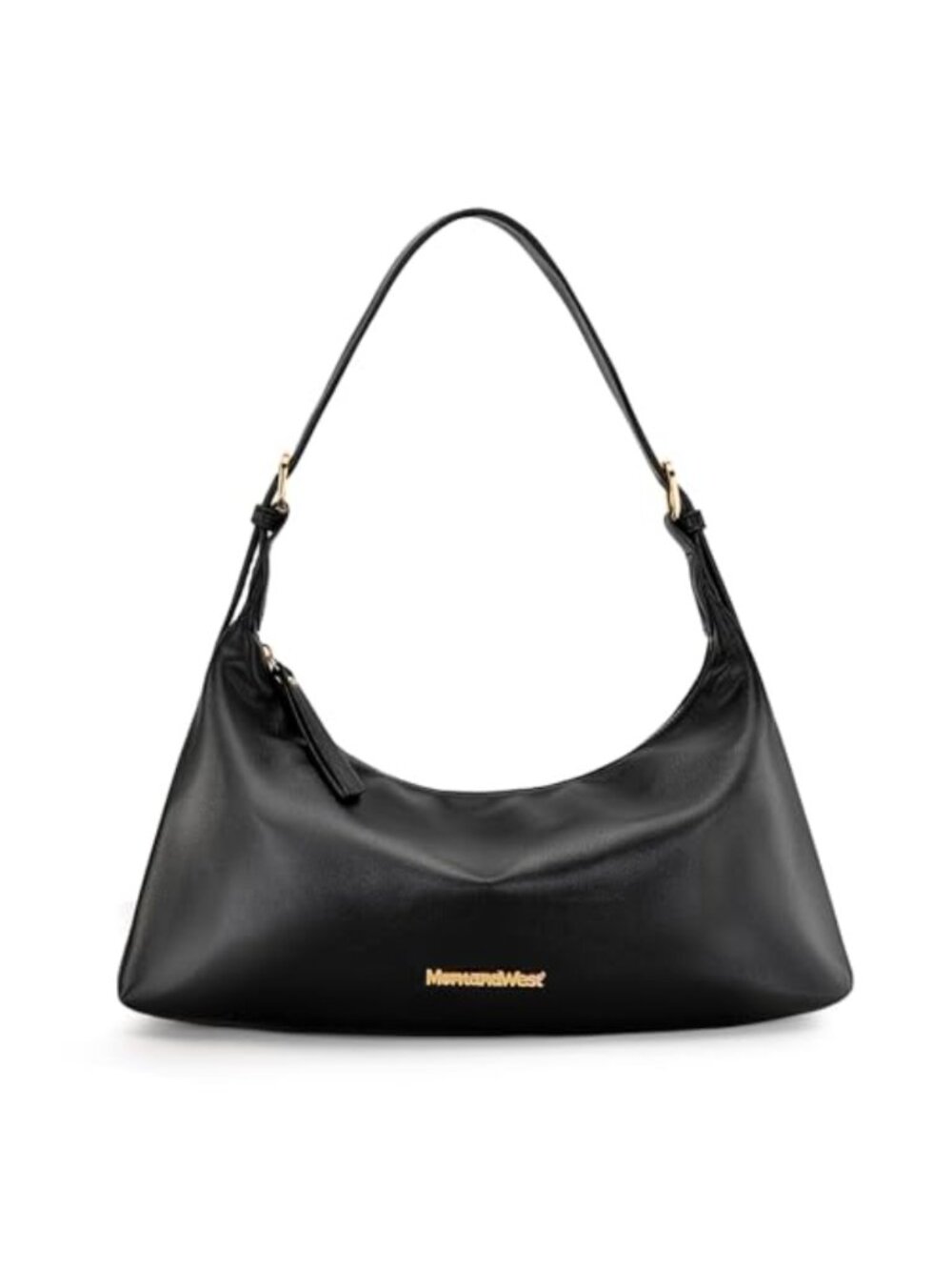 Faux Leather Trendy Clutch Shoulder Tote Handbag with Zipper for Women
